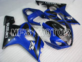 Carénage ABS injecté Suzuki GSXR600 GSXR750 2004-2005 - Style usine - Noir Bleu - MFS4832